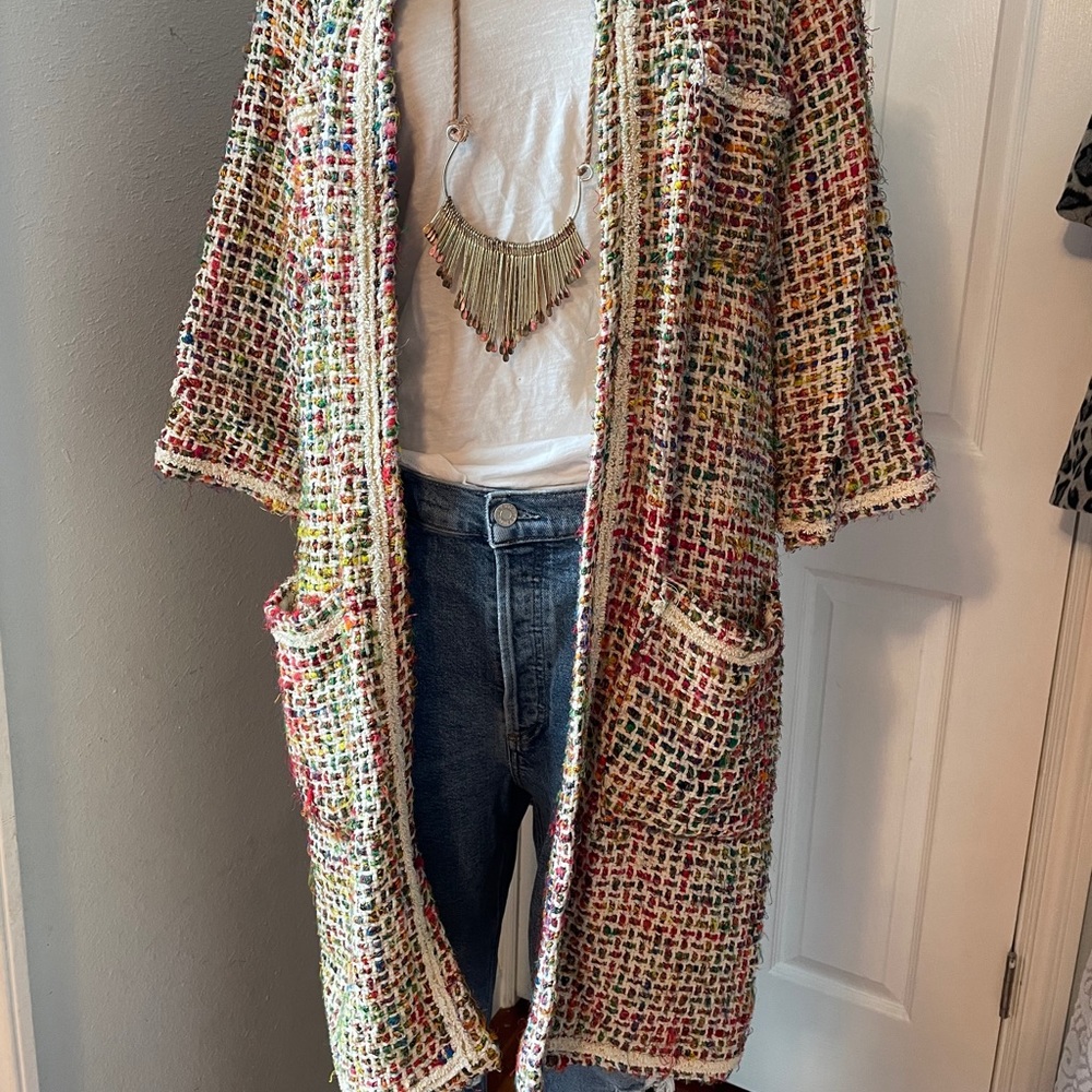 Anthropologie - Tweed Blazer - EUC - Size Large